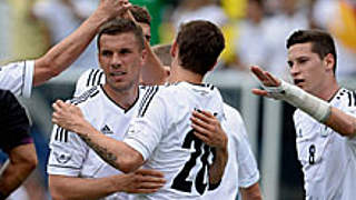 Zweifacher Torschütze gegen Ecuador: Lukas Podolski © Bongarts/GettyImages