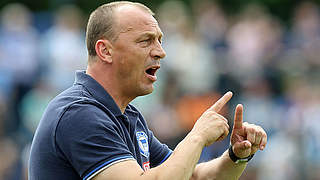 Vier Spiele in Serie ohne Punktverlust: Hertha und Coach Andreas Thom © Bongarts/GettyImages