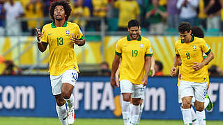 First call-up aged 29: Dante (left) © Bongarts/GettyImages