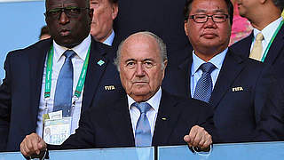 "WM in Katar kann nur im Winter stattfinden": FIFA-Präsident Joseph S. Blatter © Bongarts/GettyImages
