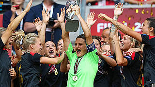 Best of the best at EURO 2013: Angerer (centre) © Bongarts/GettyImages