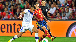 Einer der Stars der Chilenen: Arturo Vidal (l.) © Bongarts/GettyImages