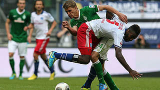 Für wen wird es eng? Werder Bremen empfängt den Hamburger SV © Bongarts/GettyImages