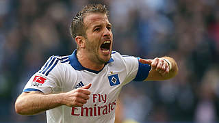 Earned a point for Hamburg: Rafael van der Vaart © Bongarts/GettyImages