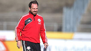 Freut sich auf das Derby: RB Leipzigs Trainer Alexander Zorniger © Bongarts/GettyImages