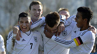 Auftakt gegen Portugal: die deutsche U 17 © Bongarts/GettyImages