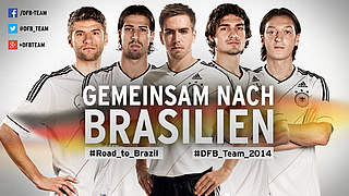 One team, one goal - the 2014 FIFA World Cup © DFB