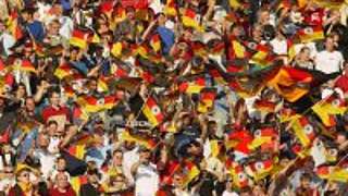 Mehr als 67 Millionen Fans verfolgten die<br> deutschen Spiele vor dem heimischen TV © Bongarts