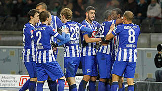 Mit einem Dreier 1400 Punkte klar machen: Hertha BSC © Bongarts/GettyImages