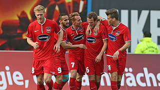 Will wieder jubeln: der 1. FC Heidenheim © Bongarts/GettyImages