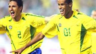 Jubel bei Edmilson und Rivaldo © Bongarts