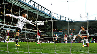Traumtor zur Führung: Uniteds Rooney (l.) © Bongarts/GettyImages