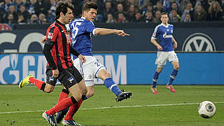 Elftes Tor im 13. Spiel: Huntelaar (r.) © Bongarts/GettyImages