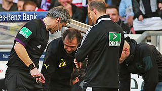 Wird behandelt: Michael Weiner (l.) © Bongarts/GettyImages