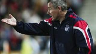 Englands Coach Peter Taylor © Bongarts