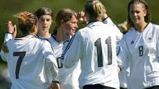 Wollen auch in der EM-Qualifikation jubeln:<br>die U 19-Frauen des DFB © Bongarts