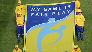 Banner der Aktion "FIFA-Fair-Play-Tag" © Bongarts/GettyImages