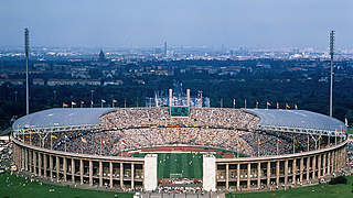 Schauplatz: Das Olympiastadion © picture-alliance/akg-images/L. M. Peter