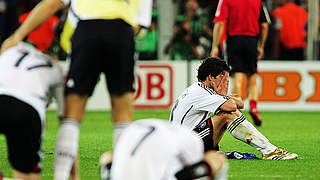 Gebrochene Herzen: Deutsche Trauer nach dem WM-Halbfinale 2006 © Bongarts/GettyImages