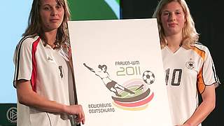 Präsentation des Logos für die Bewerbung um die WM 2011 © Foto: Bongarts/GettyImages