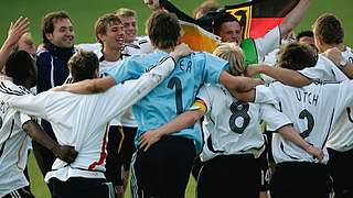 Jubel bei den deutschen U 17-Junioren © Bongarts/GettyImages