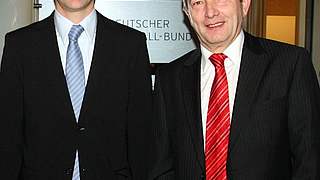 Oliver Bierhoff and DFB-Generalsekretär Wolfgang Niersbach © Bongarts/GettyImages