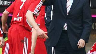 Franck Ribery (l.) and Ottmar Hitzfeld © Bongarts/GettyImages