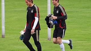 Rene Adler (l.) und Jens Lehmann © Bongarts/GettyImages