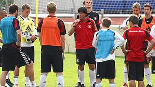Training bei der deutschen Nationalmannschaft © 