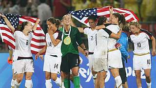 Jubel über Gold beim US-Team © Bongarts/GettyImages 