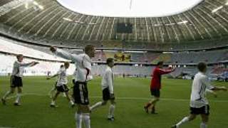 Das DFB-Team beim Abschlusstraining © Bongarts/Getty-Images