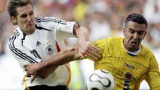 Miroslav Klose im Spiel gegen Kolumbien © Bongarts/Getty-Images