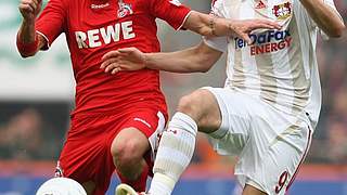Patrick Helmes (r.) erzielte das 2:0 für Leverkusen © Bongarts/GettyImages