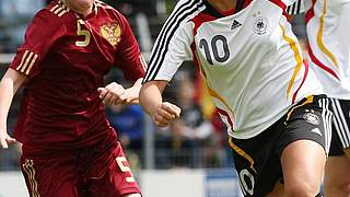 Dzsenifer Marozsan (r.) traf dreimal gegen Russland © Bongarts/GettyImages