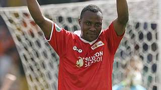 Macchambes Younga-Mouhani taf zum 1:0 für Union Berlin © Bongarts/GettyImages