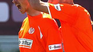 Markus Feulner (l.) scored for Mainz © Bongarts/GettyImages