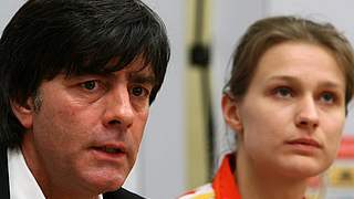 Bundestrainer Joachim Löw und Britta Heidemann © Bongarts/GettyImages