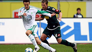 Christian Gentner (l.) scored for Wolfsburg © Bongarts/GettyImages