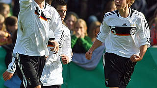 Treffer beim Debüt: Matthia Maggio (l.) © Bongarts/GettyImages