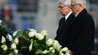 Nahmen Abschied: Dr. Theo Zwanziger und Dr. Reinhard Rauball (v.r.) © Bongarts/GettyImages