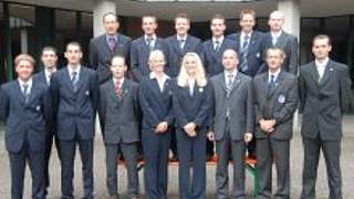 Die Schiedsrichter der <br> Europäischen Polizeimeisterschaften © DFB