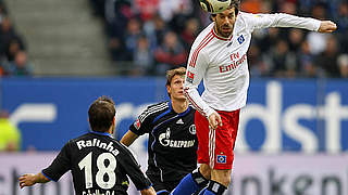 Scored the 1-0 for Hamburg: Ruud van Nistelrooy (r.) © Bongarts/GettyImages