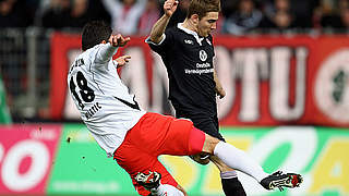 Da lief es noch rund: Erik Jendrisek trifft zum 1:0 für Kaiserslautern © Bongarts/GettyImages