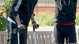 Fehlt dem Bundestrainer: Kapitän Michael Ballack (l.) © Bongarts/GettyImages