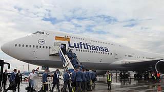 Nationalteam auf Reisen: Start in Frankfurt © Bongarts/GettyImages