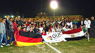 Fußball verbindet: Deutsche und Ägypter in Freundschaft vereint © DFB