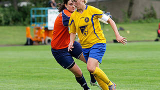 Erzielte einen Treffer für Leipzig in der ersten Pokalrunde: Anne van Bonn (r.) © Kuppert
