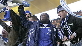 Großer Jubel auf Schalke: Gerald Asamoah mit seinem ersten Tor für die Reserve © Bongarts/GettyImages