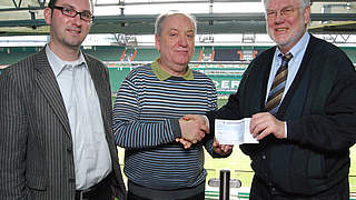 In Bremen: Jérôme Ries, Dieter Stumpe und Karl-Heinz Klingebiel (v.l.n.r.) © Bongarts/GettyImages