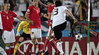 One of 42 goals: Ballack scores at the EURO 2008 against Austria © Augenklick